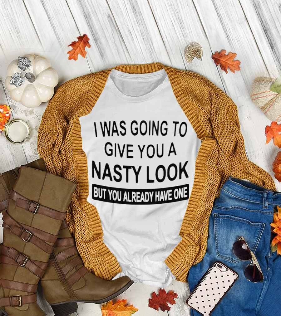 I Was Going To Give You A Nasty Look But You Already Have One T-Shirt