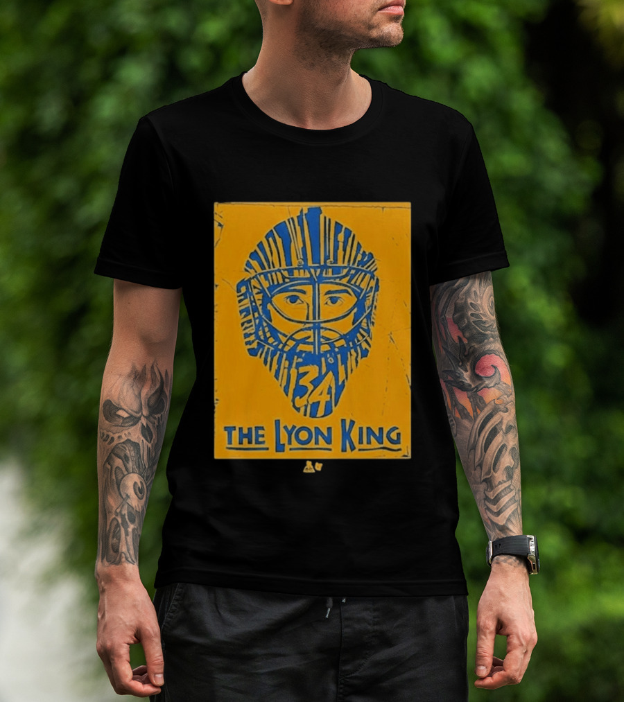 The Lyon King 34 Hockey Mask T-Shirt