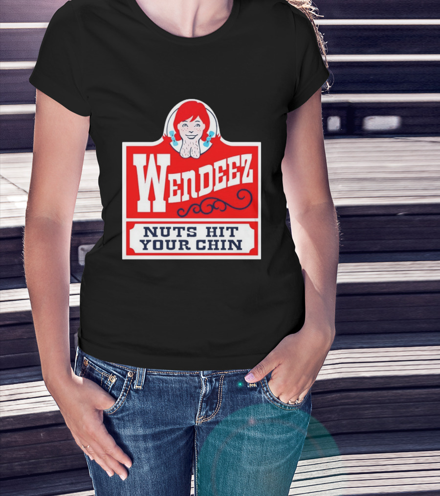 Wendeez Nuts Hit Your Chin Retro Fast Food T-Shirt