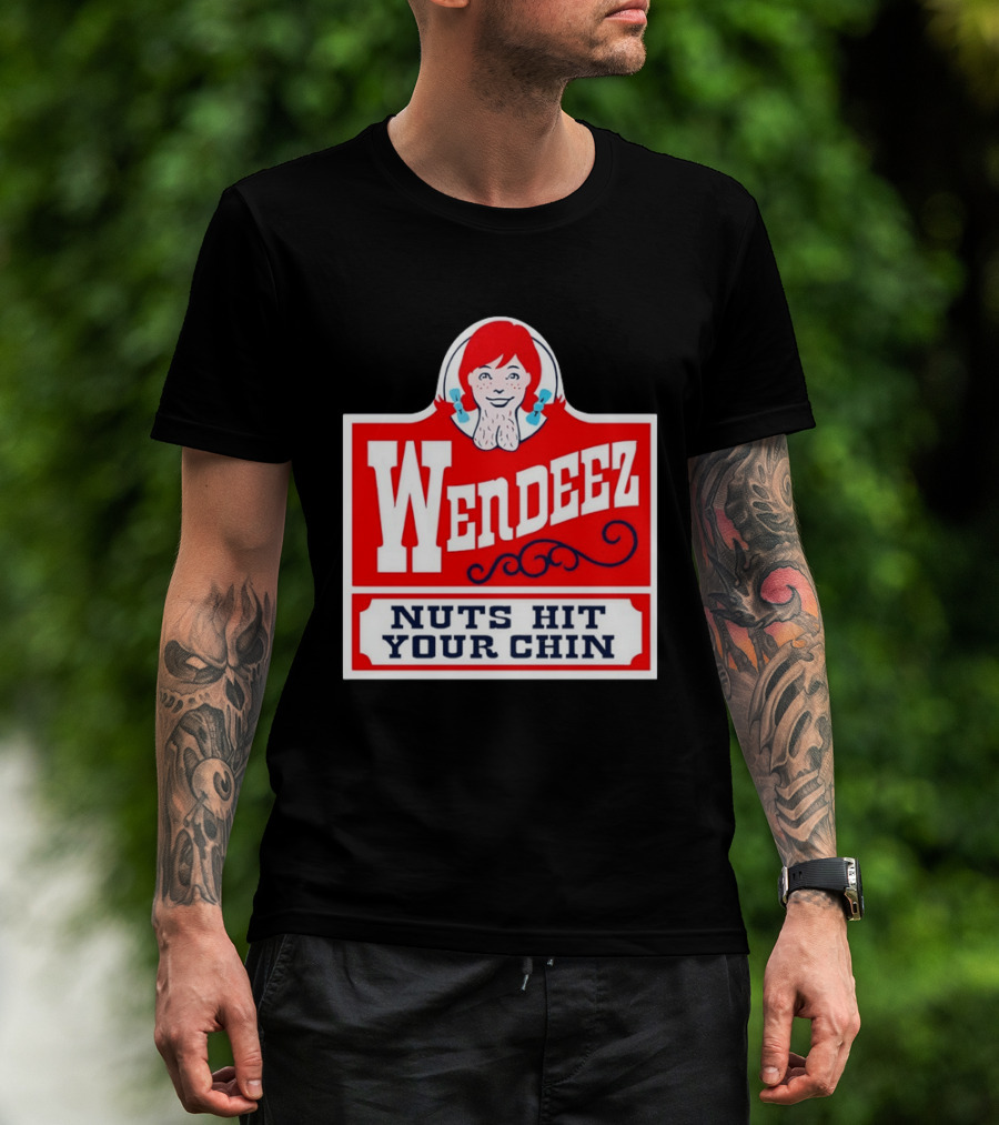 Wendeez Nuts Hit Your Chin Retro Fast Food T-Shirt