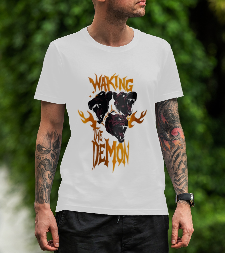 Waking The Demon Three Dog Heads T-Shirt