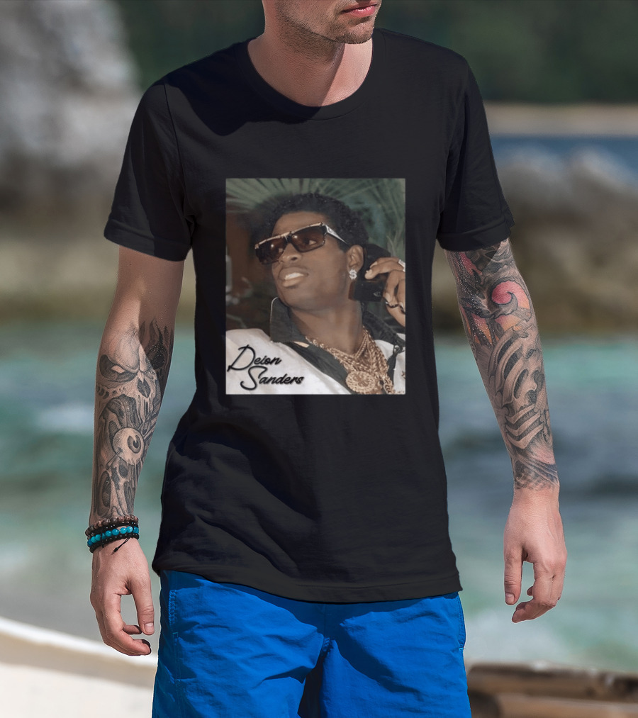 Deion Sanders Phone Call Fashion 1989 T-Shirt