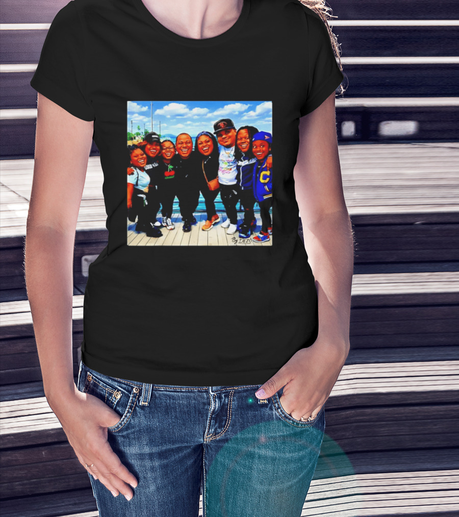 Family Bunch By Dezo Matching Crew Scenic Smiles T-Shirt