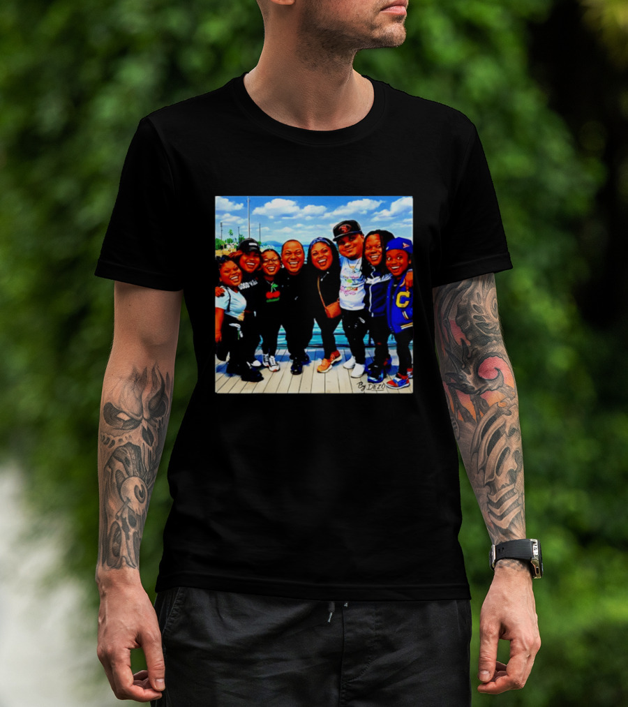 Family Bunch By Dezo Matching Crew Scenic Smiles T-Shirt