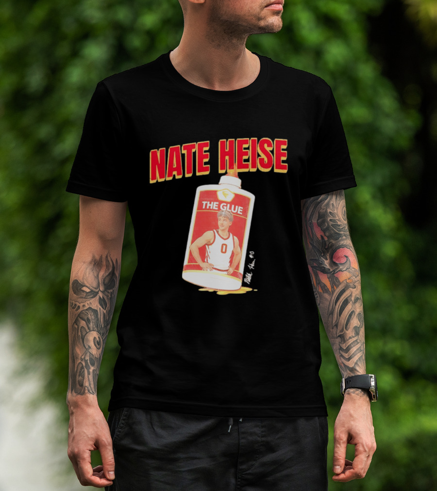 Nate Heise The Glue Bottle Basketball Player T-Shirt