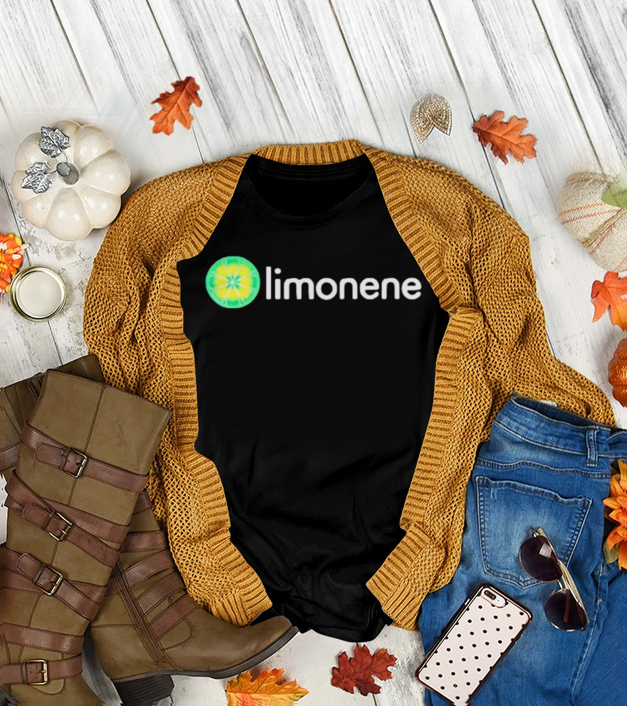 Limonene Citrus Slice Green Yellow T-Shirt