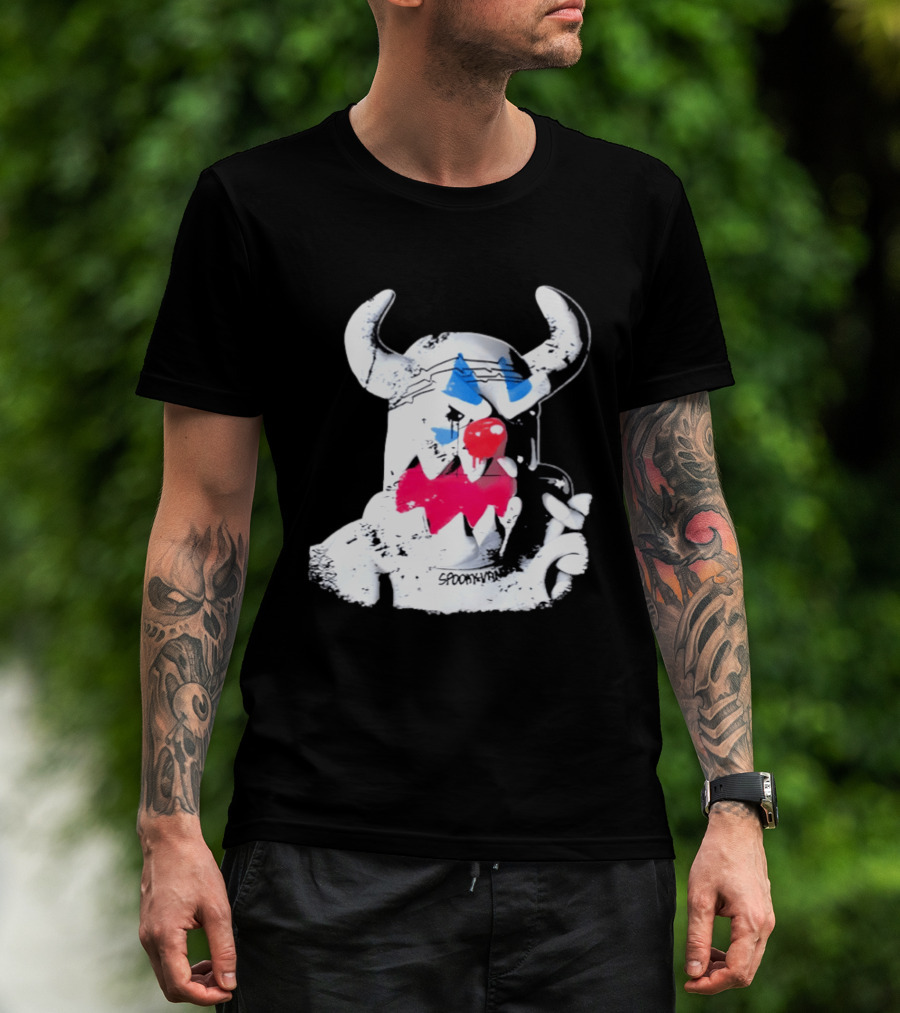 Spooky Woods Vameee 2026 Monster Clown Mask T-Shirt