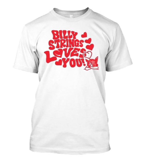 Billy Strings Loves You Valentine's Day Hearts 2026 T-Shirt