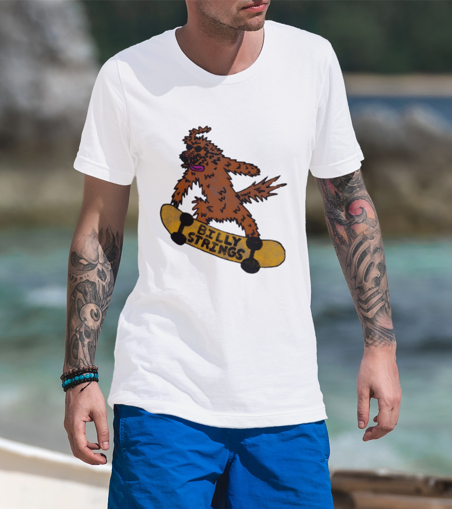 Billy Strings Skateboarding Dog T-Shirt