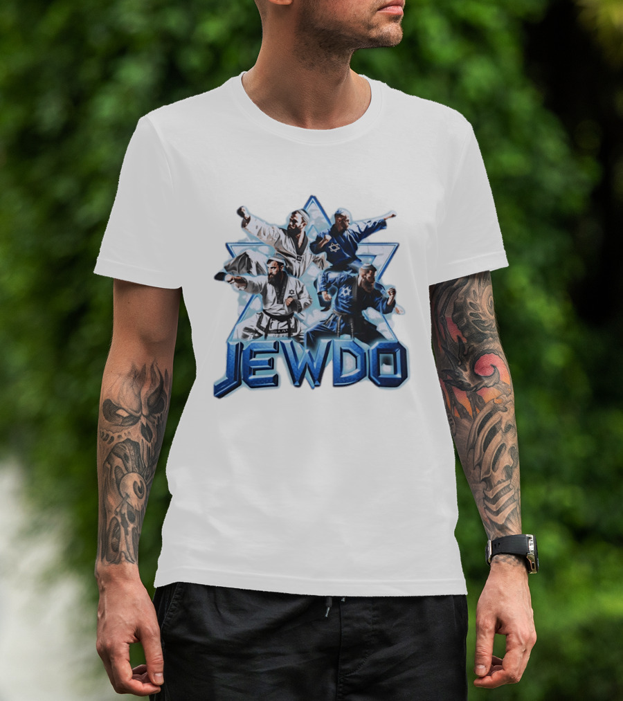 Jewdo Martial Arts Star Of David Karate Fighters T-Shirt