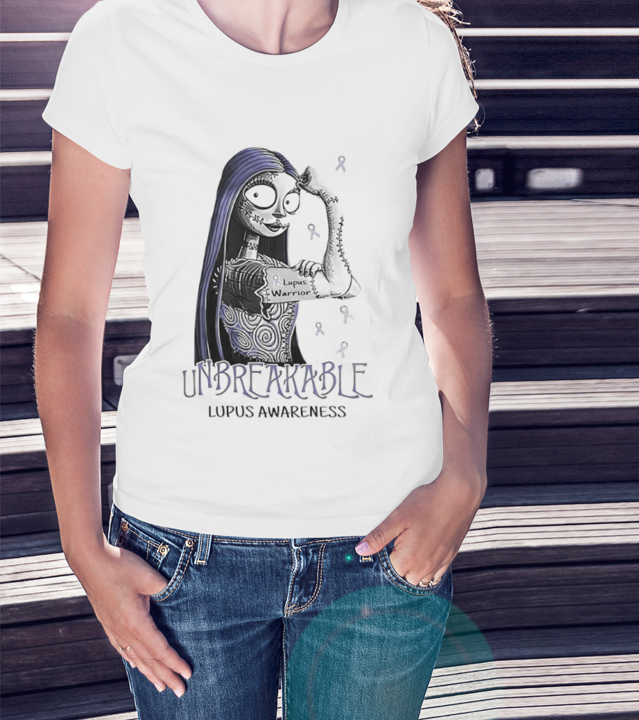 Unbreakable Lupus Awareness Sally Character ז T-Shirt