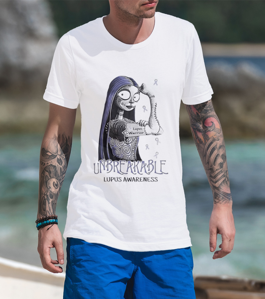 Unbreakable Lupus Awareness Sally Character ז T-Shirt