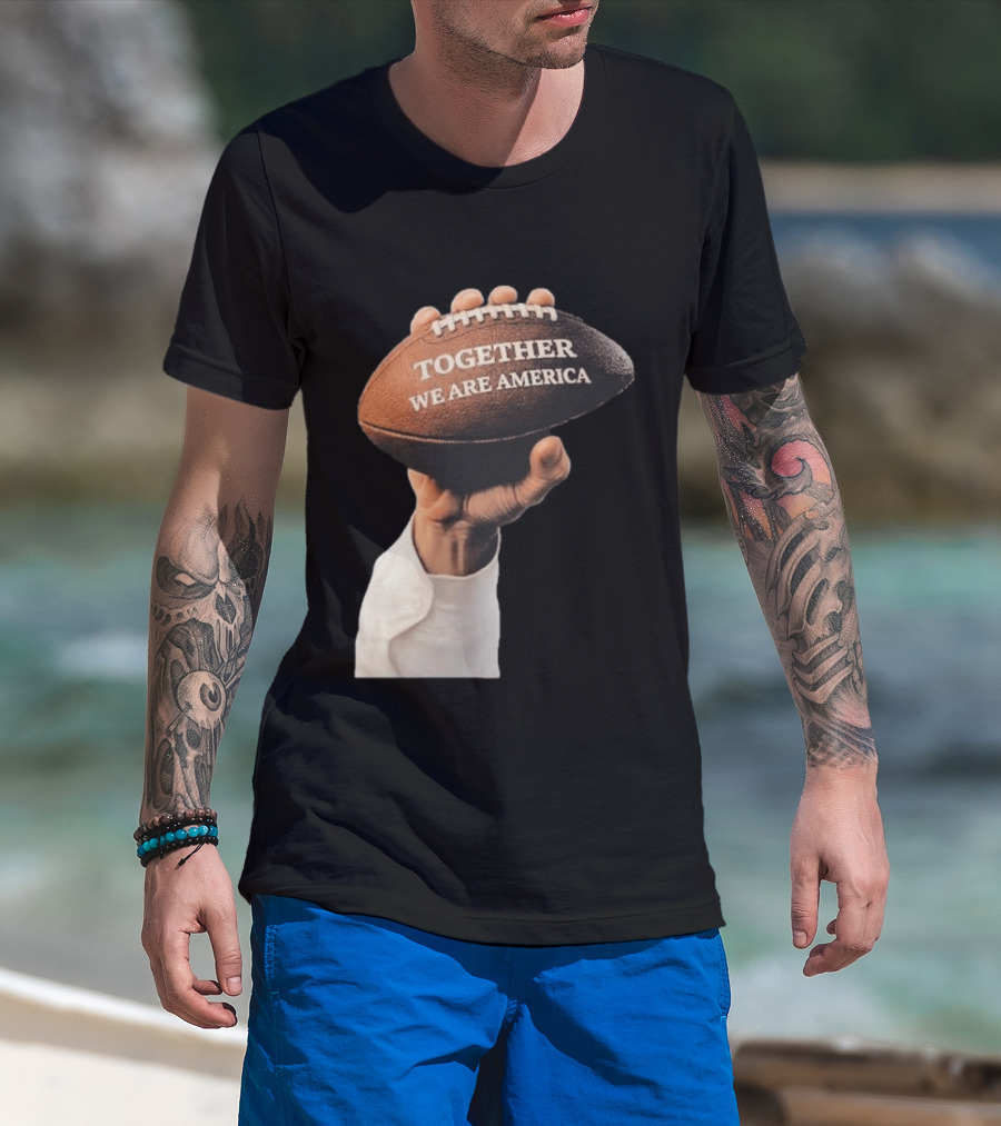Bad Bunny Together We Are America 2026 Football Collaboration T-Shirt