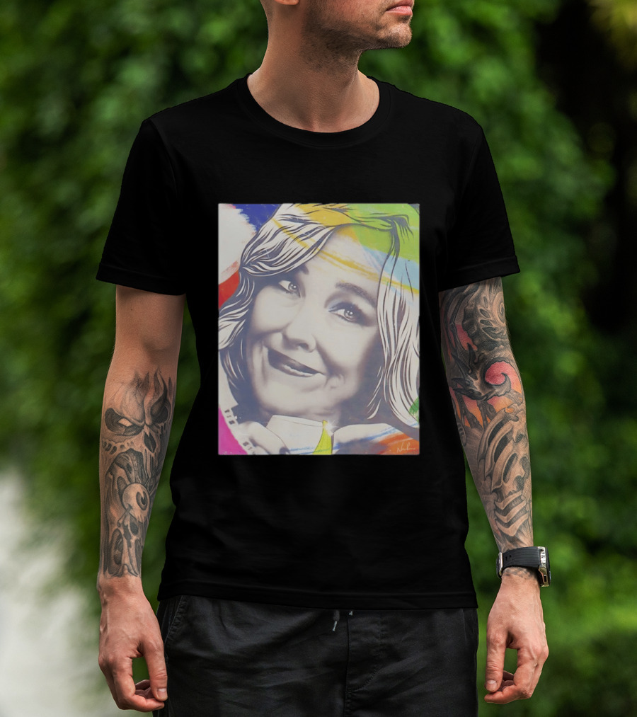 Catherine O'Hara Pop Art Style With Colorful Brushstrokes T-Shirt