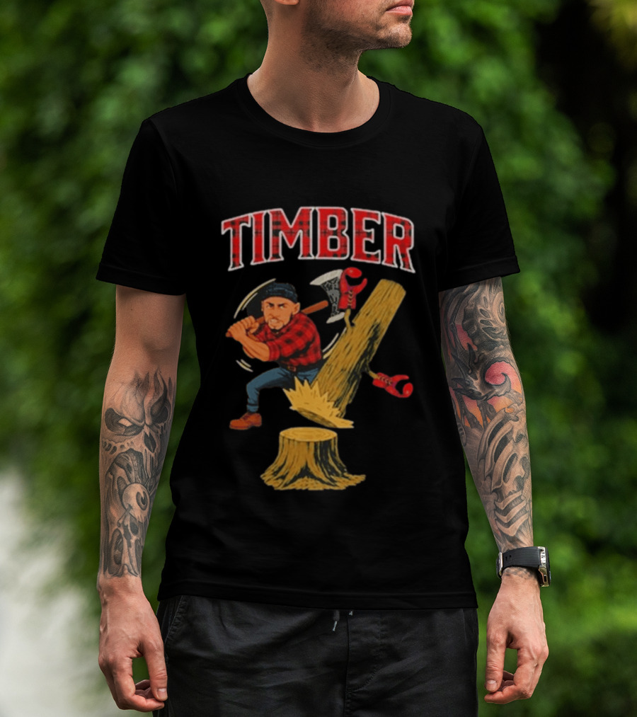 Keith Thurman Timber Lumberjack Axe One Time T-Shirt