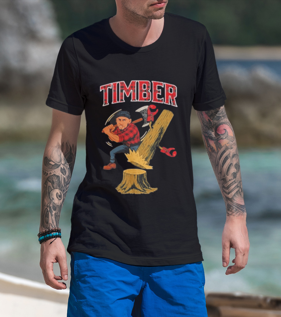 Keith Thurman Timber Lumberjack Axe One Time T-Shirt