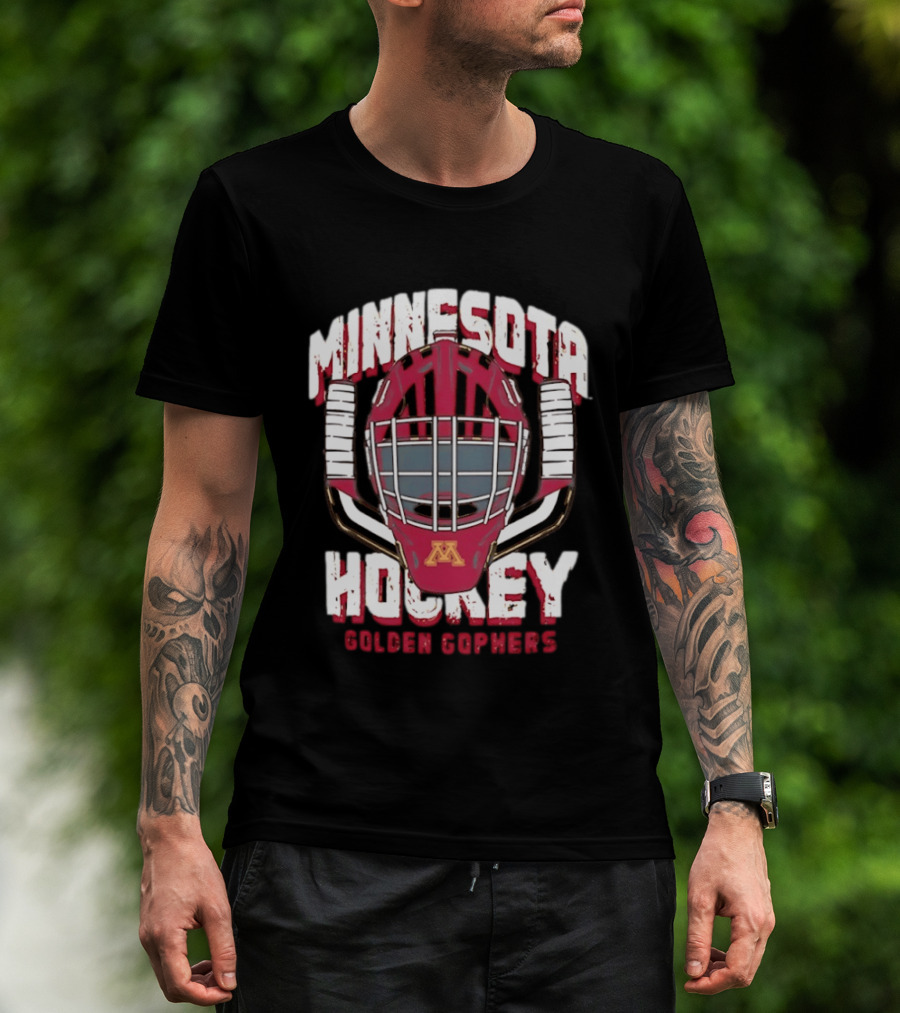 Minnesota Hockey Golden Gophers Mask T-Shirt