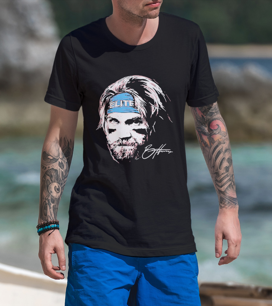 Bryce Harper Elite Iconic Philadelphia Baseball Legend Signature Look T-Shirt