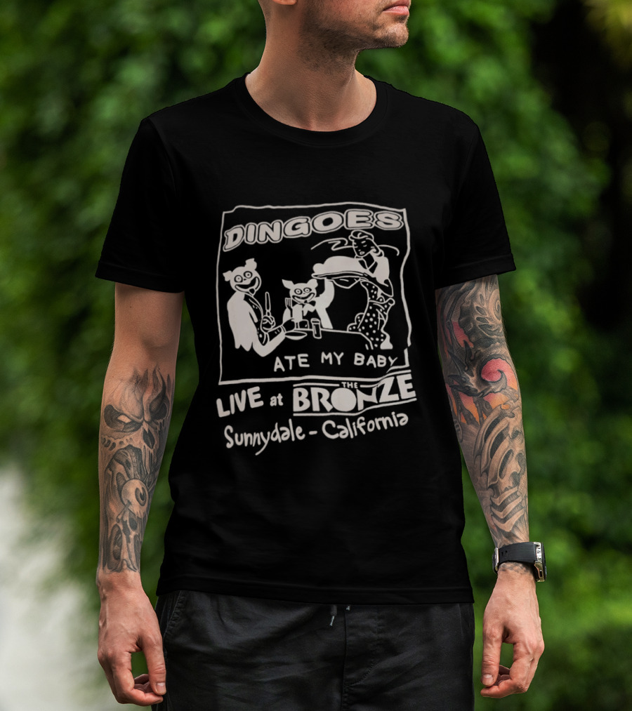 Dingoes Ate My Baby Concert At The Bronze Sunnydale California T-Shirt