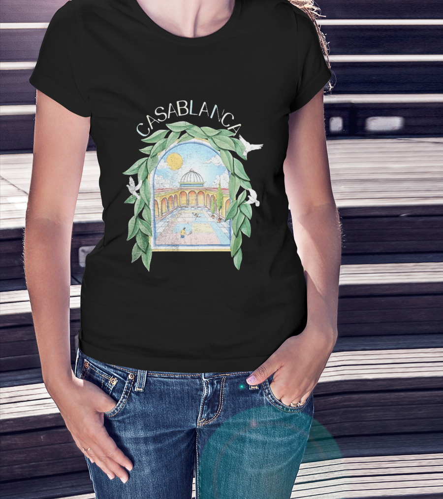 Casablanca L'Arche De Tennis Courtyard T-Shirt