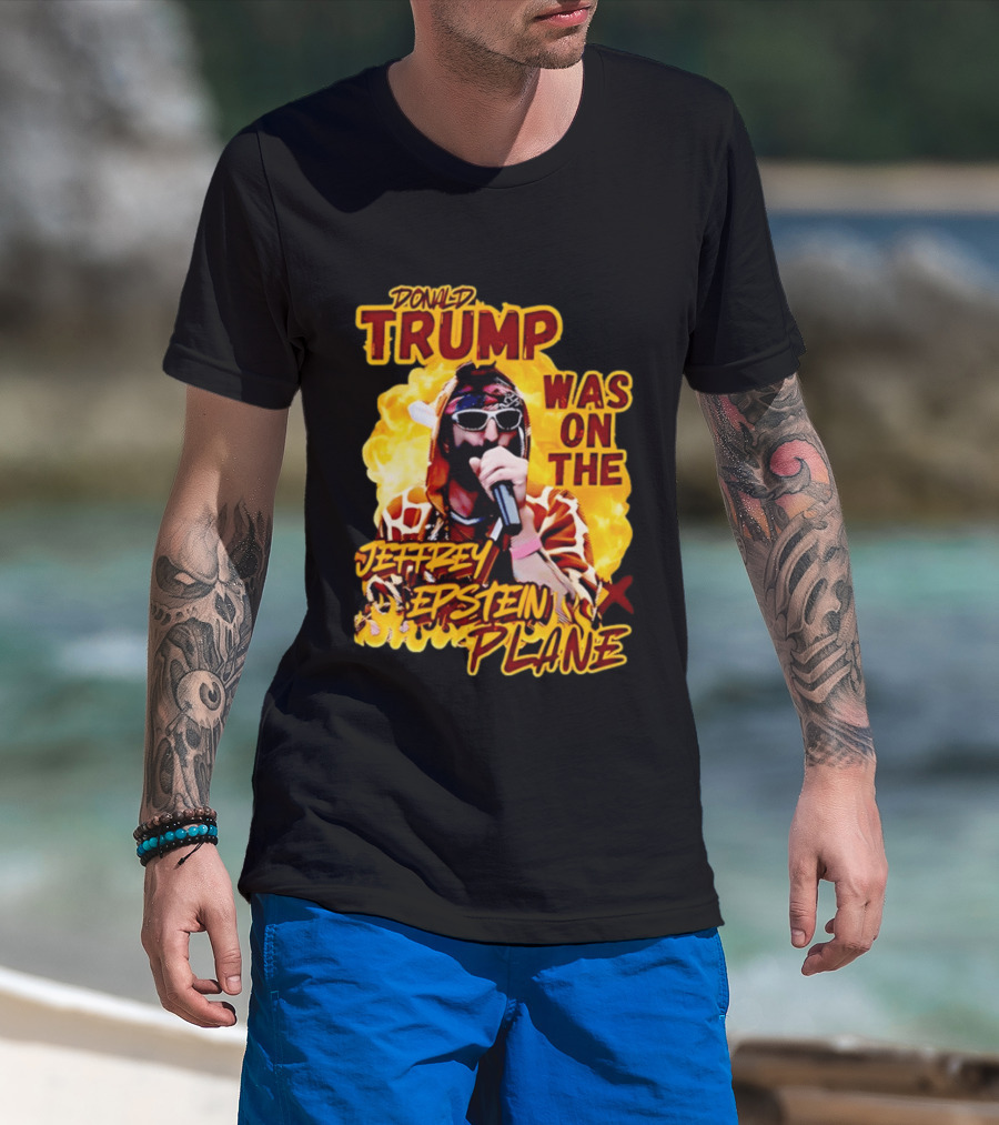 Donald Trump Was On The Jeffrey Epstein Plane Karaoke Costume T-Shirt