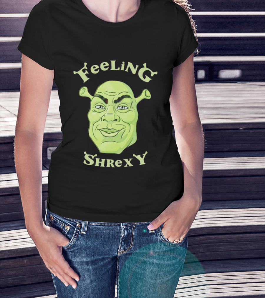 Feeling Shrexy Meme Character Face T-Shirt