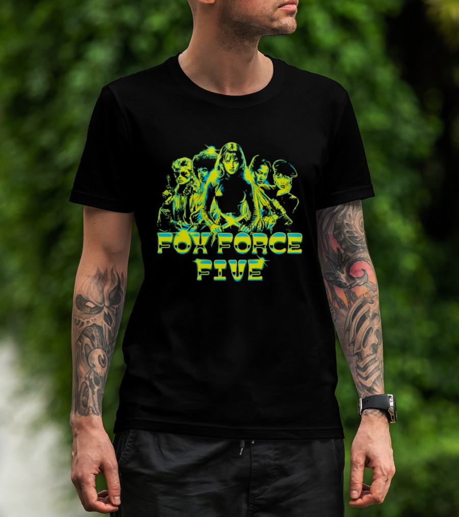 Fox Force Five Pulp Fiction Inspired Team T-Shirt