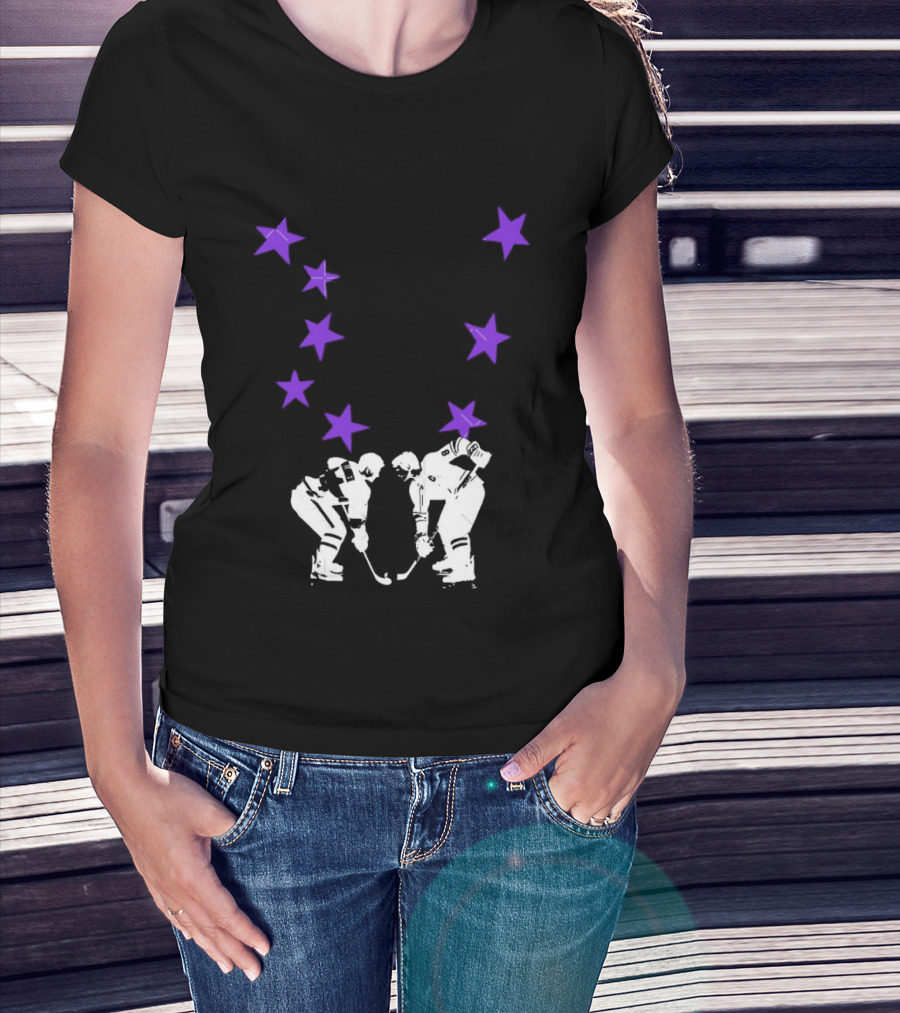 Ilya Rozanov Shane Hollander Rivalry Stars Hockey Romance Players Purple Stars T-Shirt