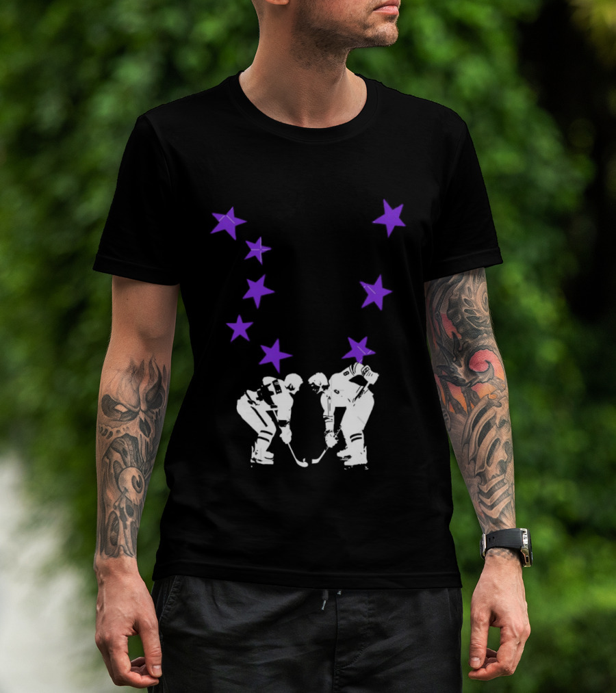 Ilya Rozanov Shane Hollander Rivalry Stars Hockey Romance Players Purple Stars T-Shirt