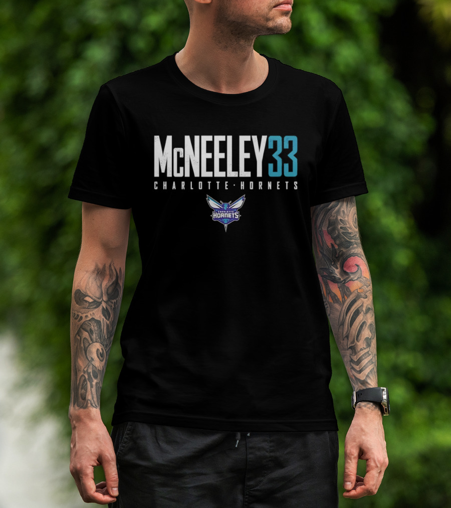 Liam McNeeley 33 Charlotte Hornets Basketball McNeeley 33 T-Shirt