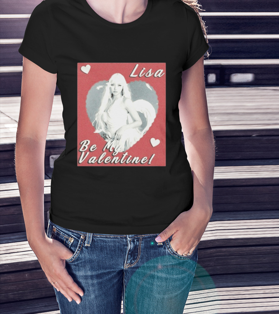 Lisa Be My Valentine Heart T-Shirt