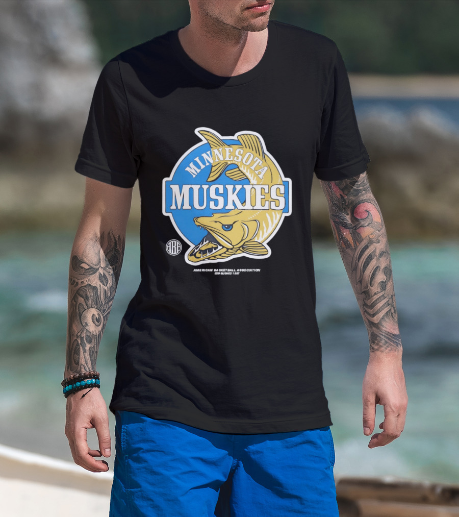 Minnesota Muskies ABA 1967 Vintage Team T-Shirt