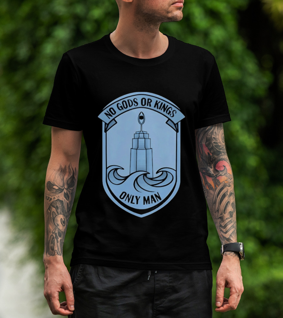 Bioshock No Gods Or Kings Only Man Rapture Lighthouse Crest T-Shirt