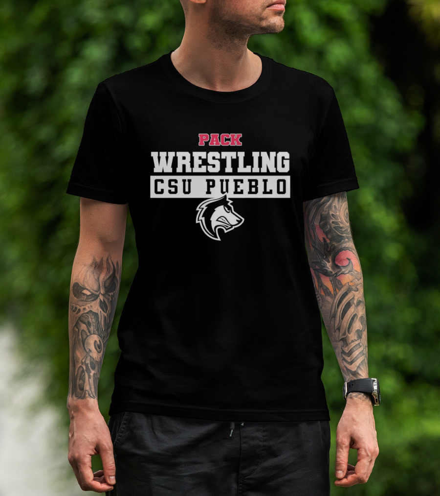 Pack Wrestling CSU Pueblo Colorado State University Pueblo T-Shirt