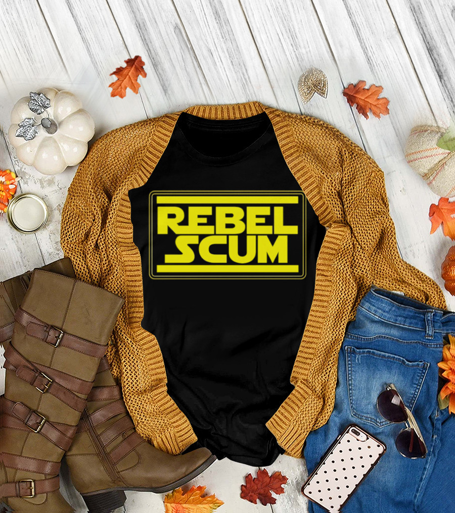Rebel Scum Star Wars Inspired Yellow T-Shirt