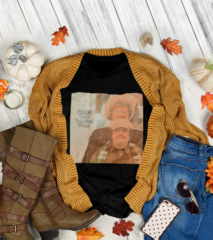 Simon and Garfunkel Bridge Over Troubled Water Album Cover T-Shirt