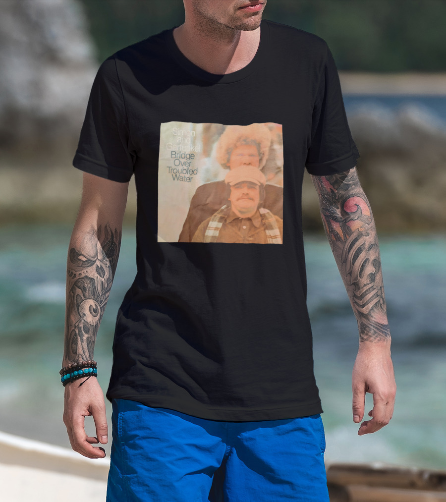 Simon And Garfunkel Bridge Over Troubled Water Album Cover T-Shirt