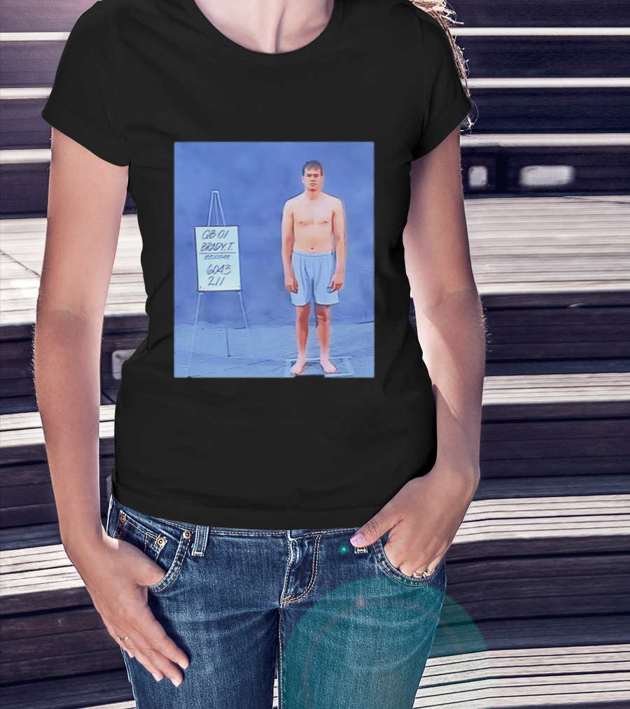 QB 01 Brady Combine 6043 211 New England Patriots T-Shirt