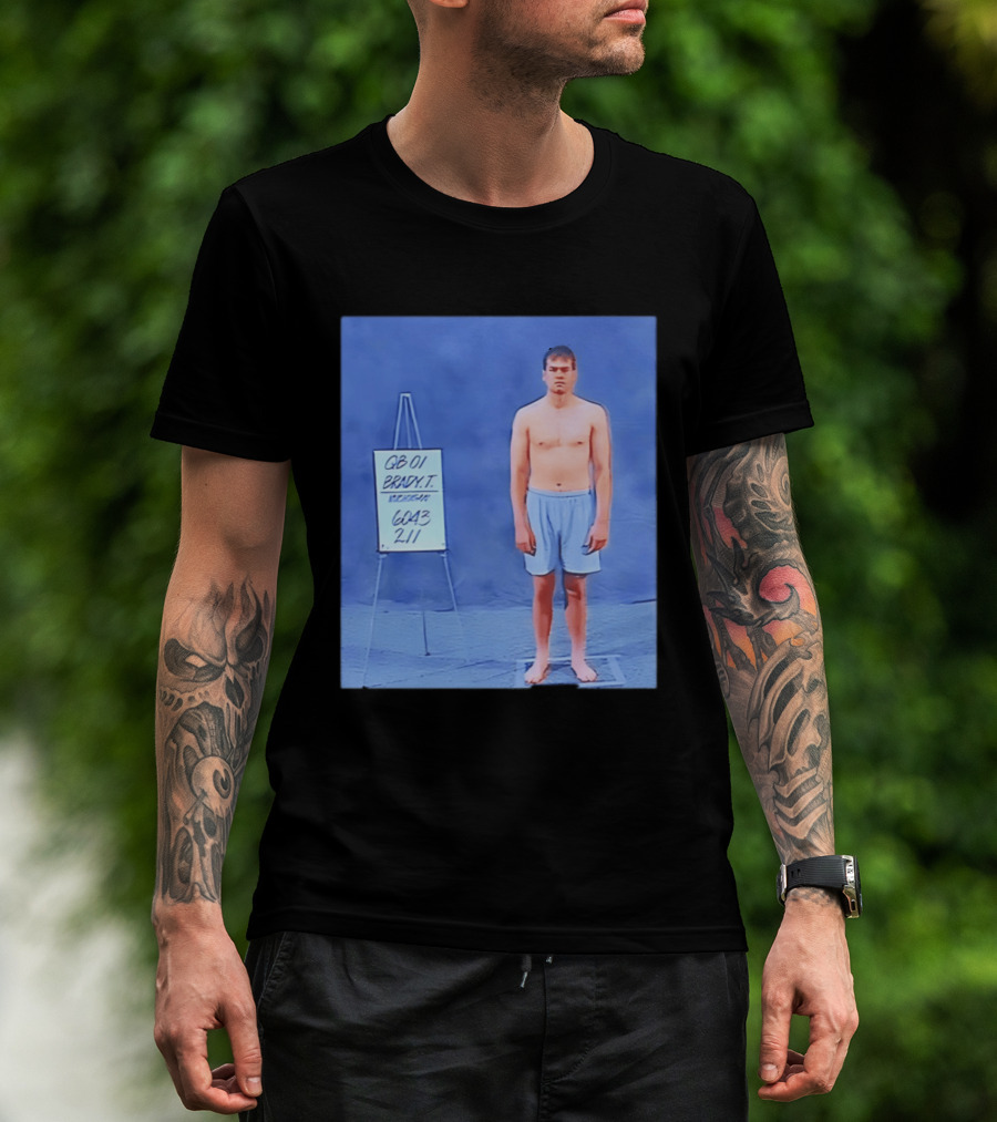 QB 01 Brady Combine 6043 211 New England Patriots T-Shirt