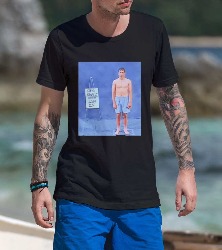 QB 01 Brady Combine 6043 211 New England Patriots T-Shirt