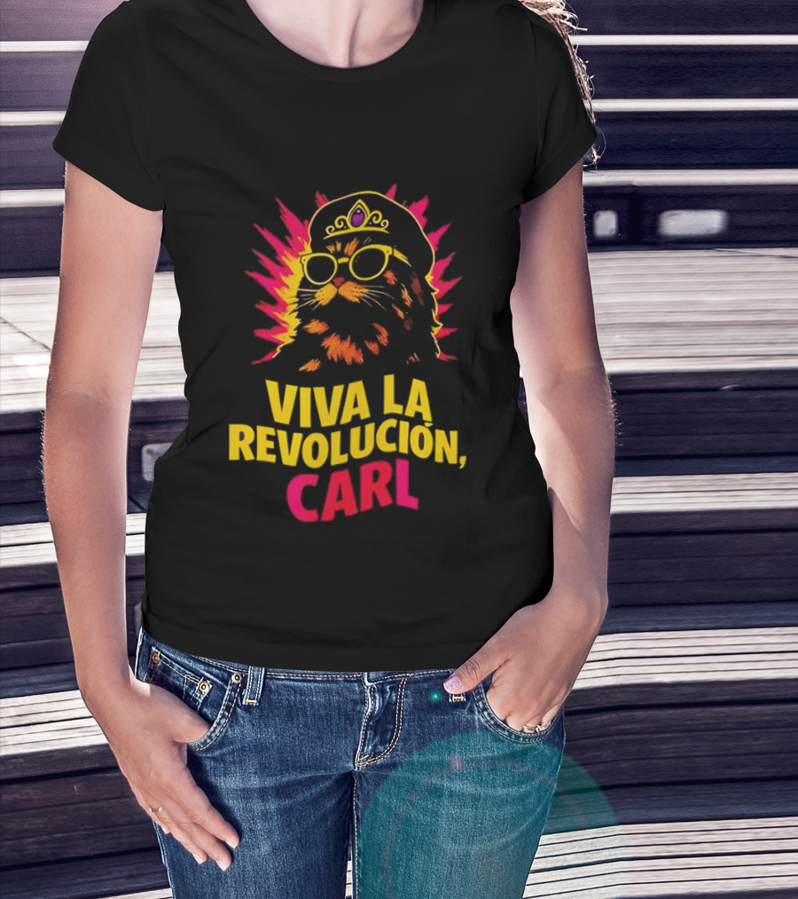 Viva La Revolucion Carl Dungeon Crawler Carl Cat Revolution T-Shirt
