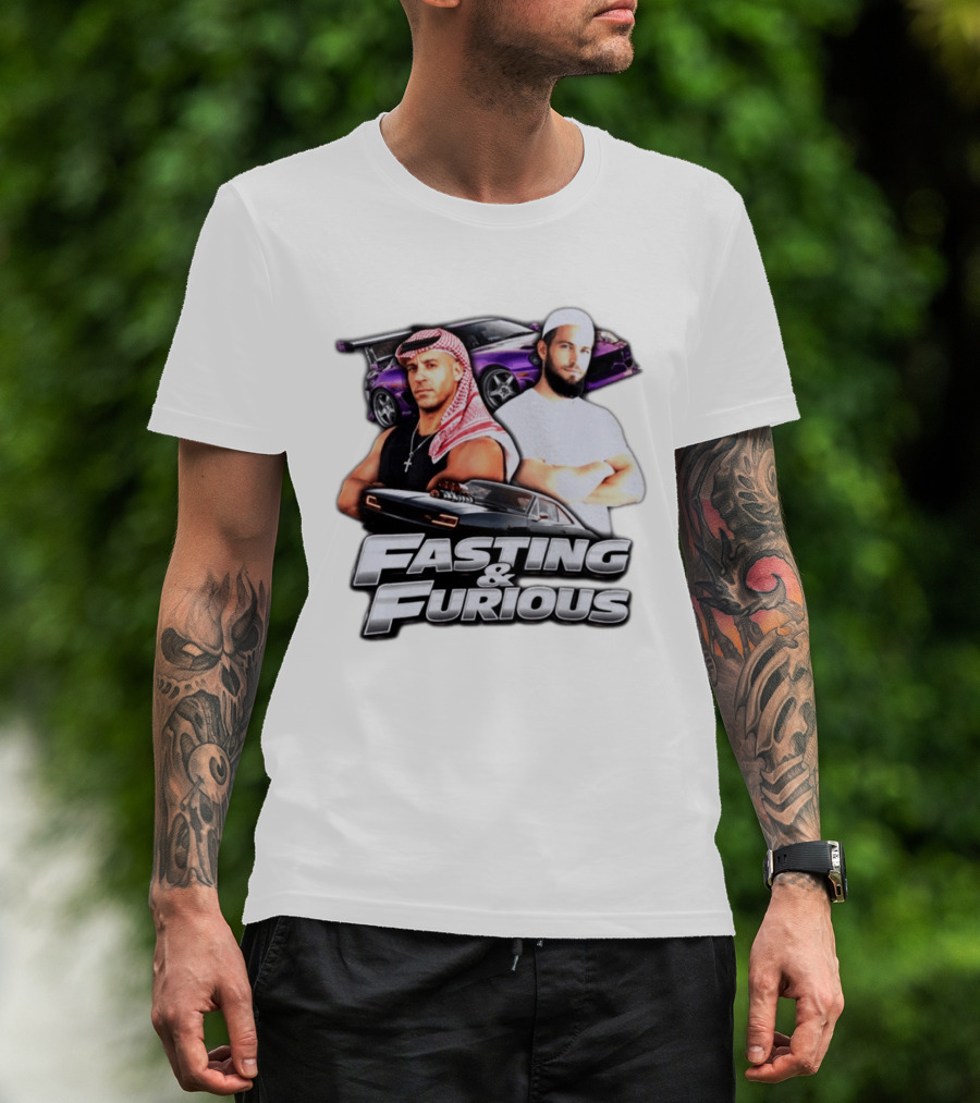Fasting & Furious Vin Diesel Paul Walker Dubai Cars T-Shirt