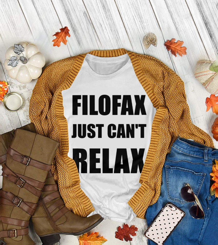 FILOFAX Just Can't Relax T-Shirt