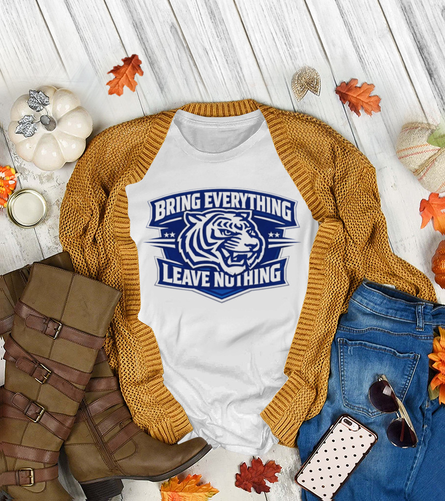 Bring Everything Leave Nothing Tiger T-Shirt