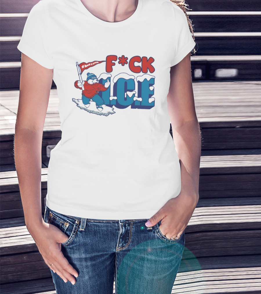 Chinga La Migra F*ck ICE No Human Is Illegal Abolish T-Shirt