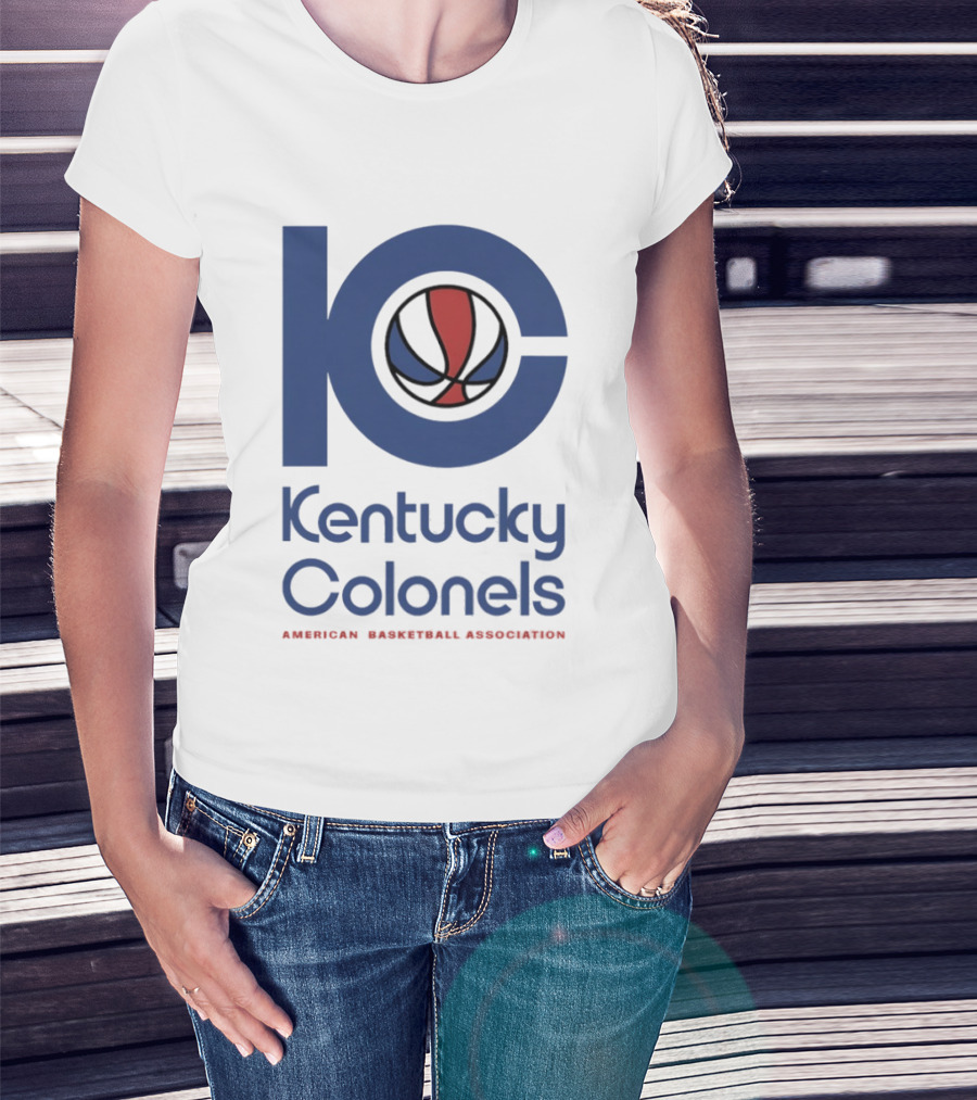 Kentucky Colonels 10 Colonel Army American Basketball Association Fan Collection T-Shirt