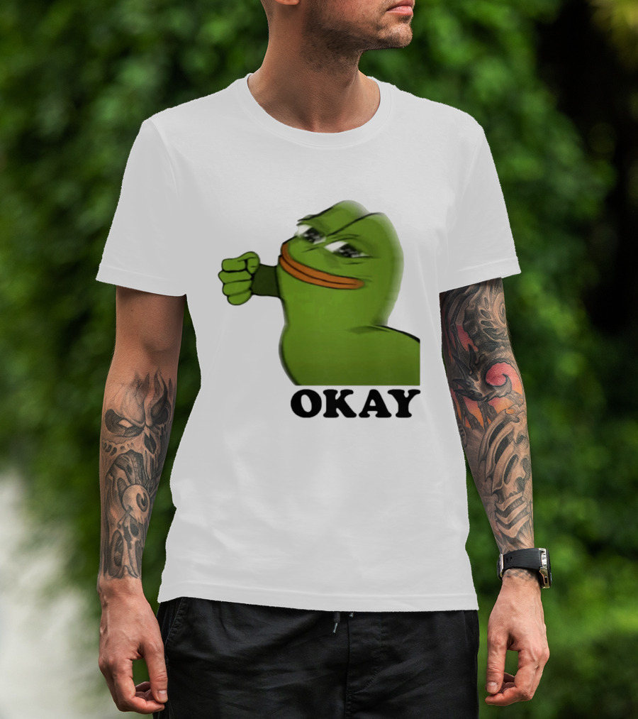 Okay Pepe Frog Punching Nazis Kid T-Shirt