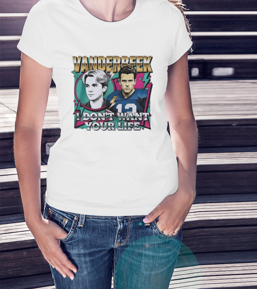 Vanderbeek I Don't Want Your Life 90s Football T-Shirt