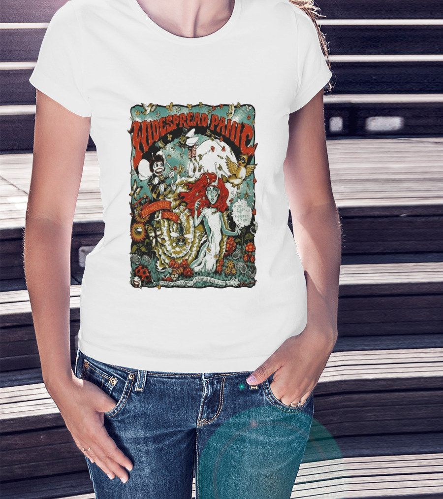 Widespread Panic Moody Center Austin TX February 14 15 2026 Psychedelic Concert Event T-Shirt