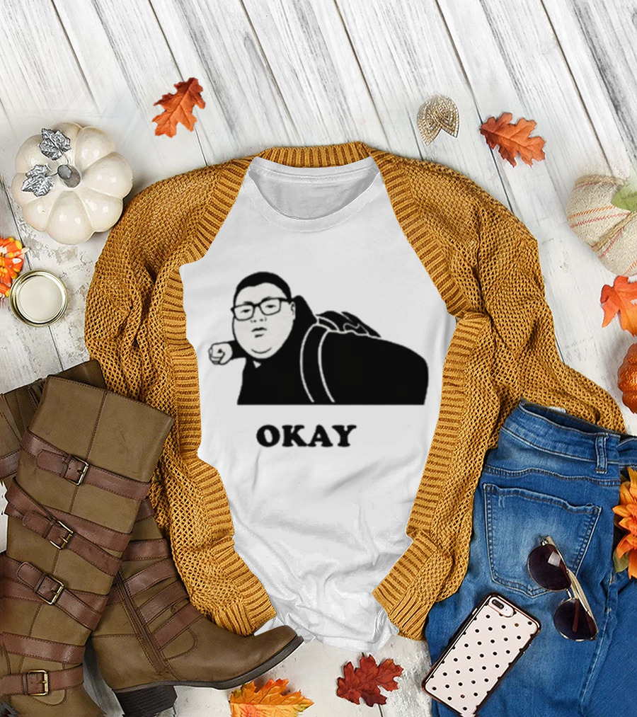 Young Man Okay Anti ICE Protest Okay Punching Gesture T-Shirt